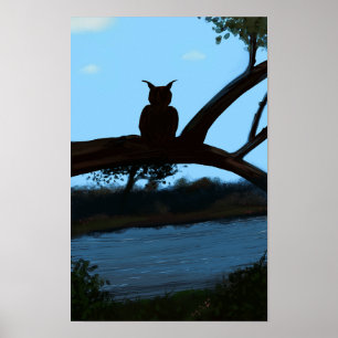 Eule-Poster (Matte) Poster