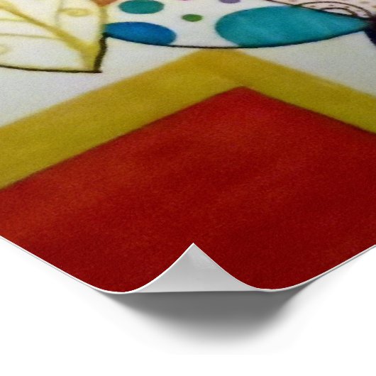 Eule-Poster Poster (Ecke)