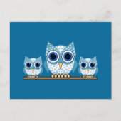 Eule Postkarte (Vorderseite)