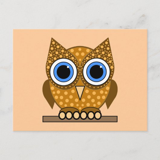 eule postkarte (Vorderseite)