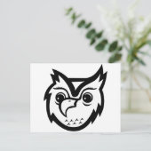 Eule Postkarte (Stehend Vorderseite)