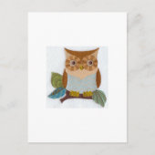 Eule-Postkarte Postkarte (Vorderseite)
