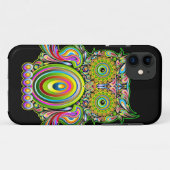 Eule psychedelisches Popart iPhone 5 Hüllen (Rückseite (Horizontal))