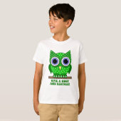Eule recyceln T-Shirt (Vorne ganz)