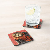 Eule, Rockefeller, Getränkeuntersetzer (Rechte Seite)