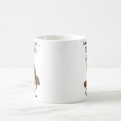 Eule schaut in meine Augen Kaffeetasse (Mittel)