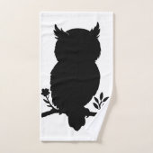 Eule - Scherenschnitt Badhandtuch Set (Handtuch)