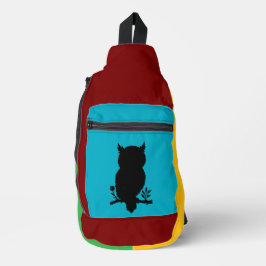 Eule - Scherenschnitt Crossbody Bag