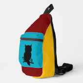 Eule - Scherenschnitt Crossbody Bag (Rechte Ecke)