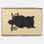 Eule - Scherenschnitt Decke (Vorderseite)