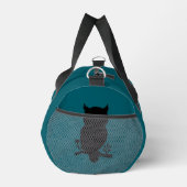 Eule - Scherenschnitt Duffle Bag (Rechts)