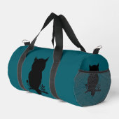 Eule - Scherenschnitt Duffle Bag (Rechte Ecke)