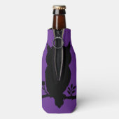 Eule - Scherenschnitt Flaschenkühler (Flasche Rückseite)