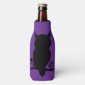Eule - Scherenschnitt Flaschenkühler (Flaschenvorderseite)