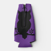 Eule - Scherenschnitt Flaschenkühler (Rückseite)