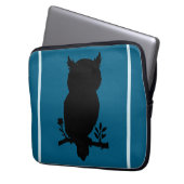 Eule - Scherenschnitt Gerätehülle Laptopschutzhüll Laptopschutzhülle (Vorderseite Links)