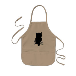 Eule - Scherenschnitt Kinderschürze