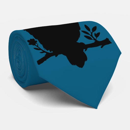 Eule - Scherenschnitt Krawatte (Gerollt)