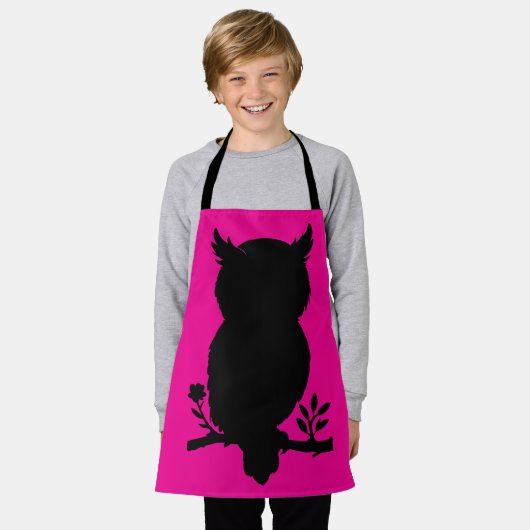 Eule - Scherenschnitt Schürze (Getragen)