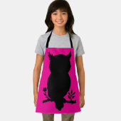 Eule - Scherenschnitt Schürze (Insitu)