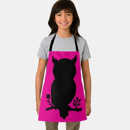 Eule - Scherenschnitt Schürze (Insitu)