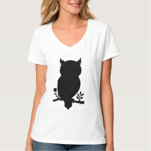 Eule - Scherenschnitt T-Shirt