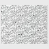 Eule! Schleifpapier Geschenkpapier (Flach)