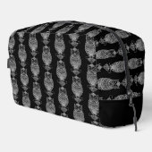 Eule (schwarz) - Dopp-Kit Waschbeutel (Rechte Ecke)