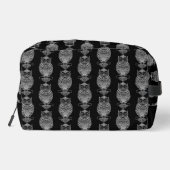 Eule (schwarz) - Dopp-Kit Waschbeutel (Rückseite)