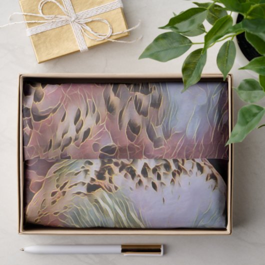 EULE SEIDENPAPIER (Geschenk)