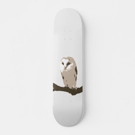 Eule Skateboard (Vorne)