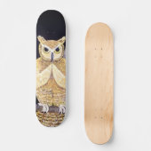 Eule Skateboard (Vorderseite)