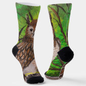 Eule Socken (Gewinkelt)