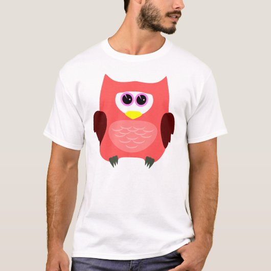 Eule. T-Shirt (Vorderseite)