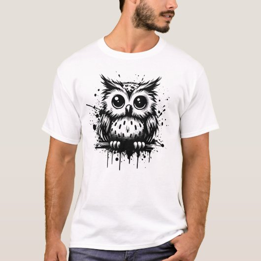 Eule T-Shirt (Vorderseite)