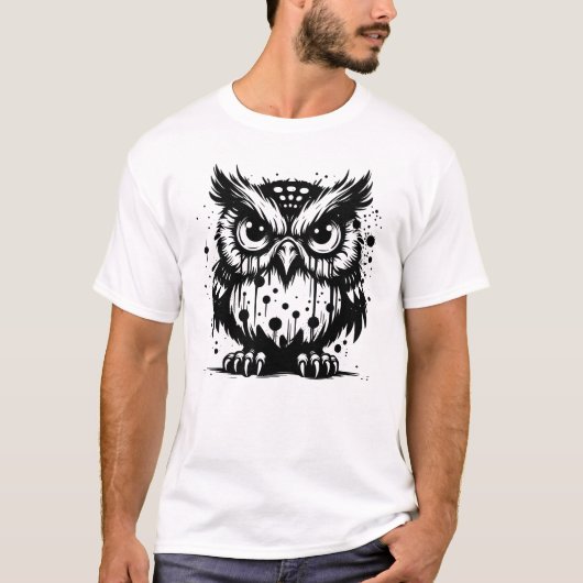 Eule T-Shirt (Vorderseite)