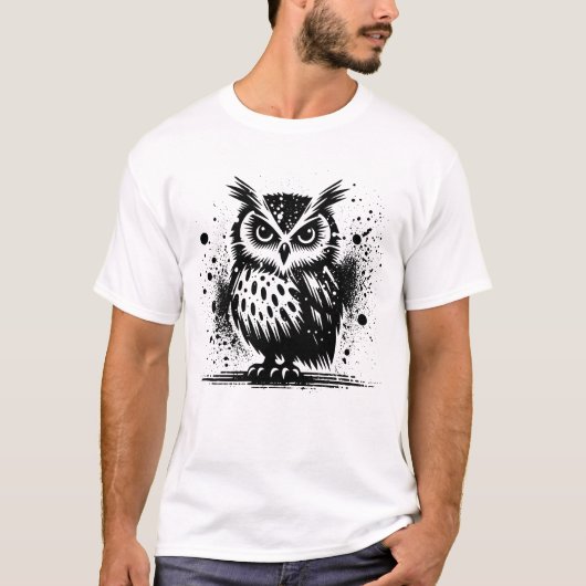 Eule T-Shirt (Vorderseite)