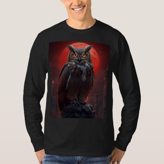 Eule T-Shirt (Vorderseite)