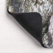 Eule, Tarnung, wild lebende Tiere Mousepad (Ecke)