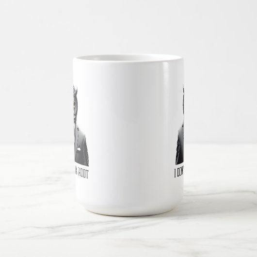 Eule-Tasse - "Ich gebe kein Hoot" Kaffeetasse (Mittel)