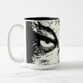 Eule-Tasse Zweifarbige Tasse (Links)