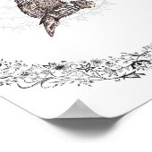 Eule-Träume 8x10 Print Poster (Ecke)