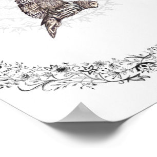 Eule-Träume 8x10 Print Poster