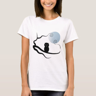 Eule u. Mond T-Shirt