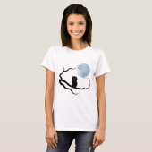 Eule u. Mond T-Shirt (Vorne ganz)
