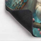Eule und Baby Mousepad (Ecke)