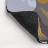 Eule und Baby Owl Mousepad (Ecke)