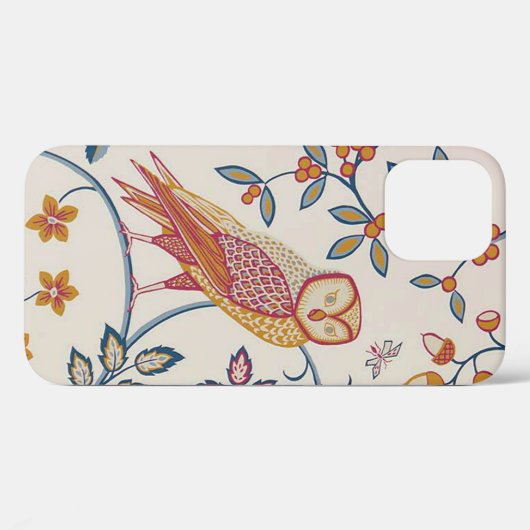 Eule und Blume, William Morris Case-Mate iPhone  Hülle (Rückseite (Horizontal))