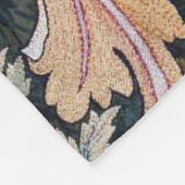 Eule und Blume, William Morris Fleecedecke (Ecke)