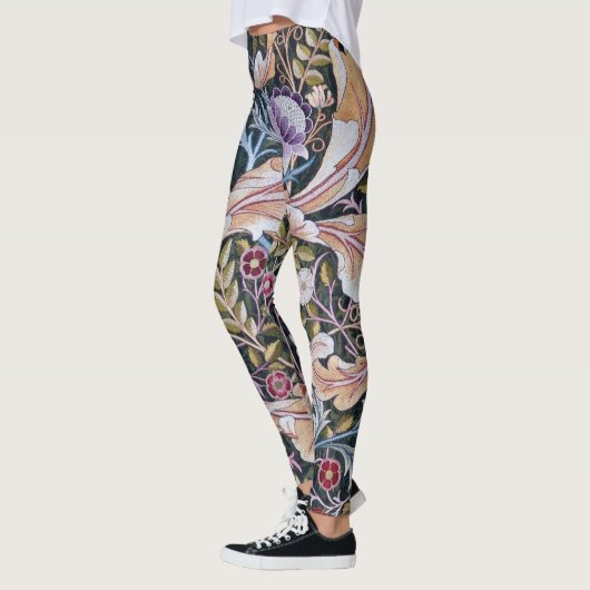 Eule und Blume, William Morris Leggings (Links)